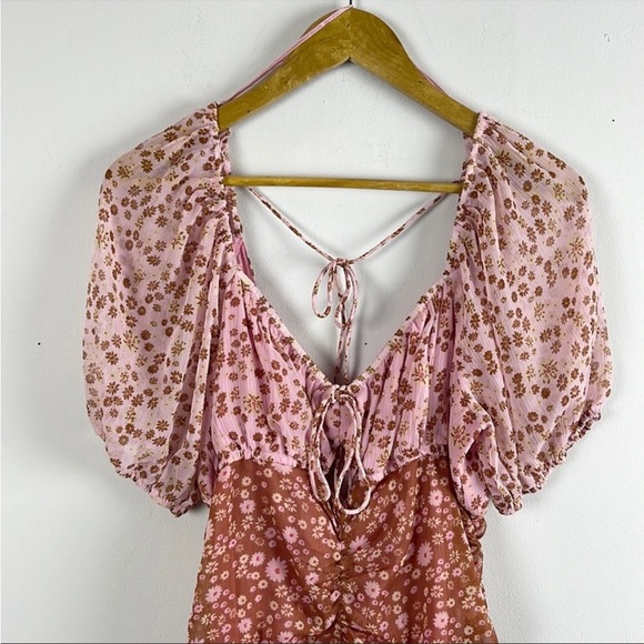 Free People Tessa ruched mini with open back - Picture 6 of 14